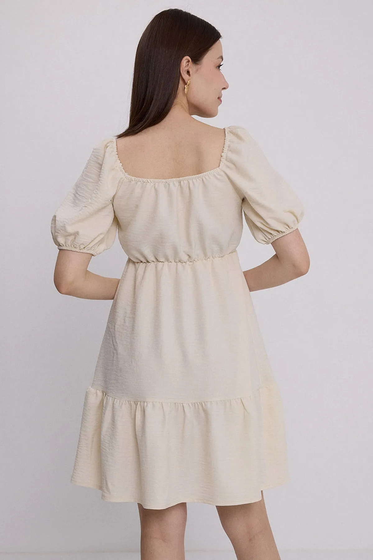 2351 kloş poplin elbise