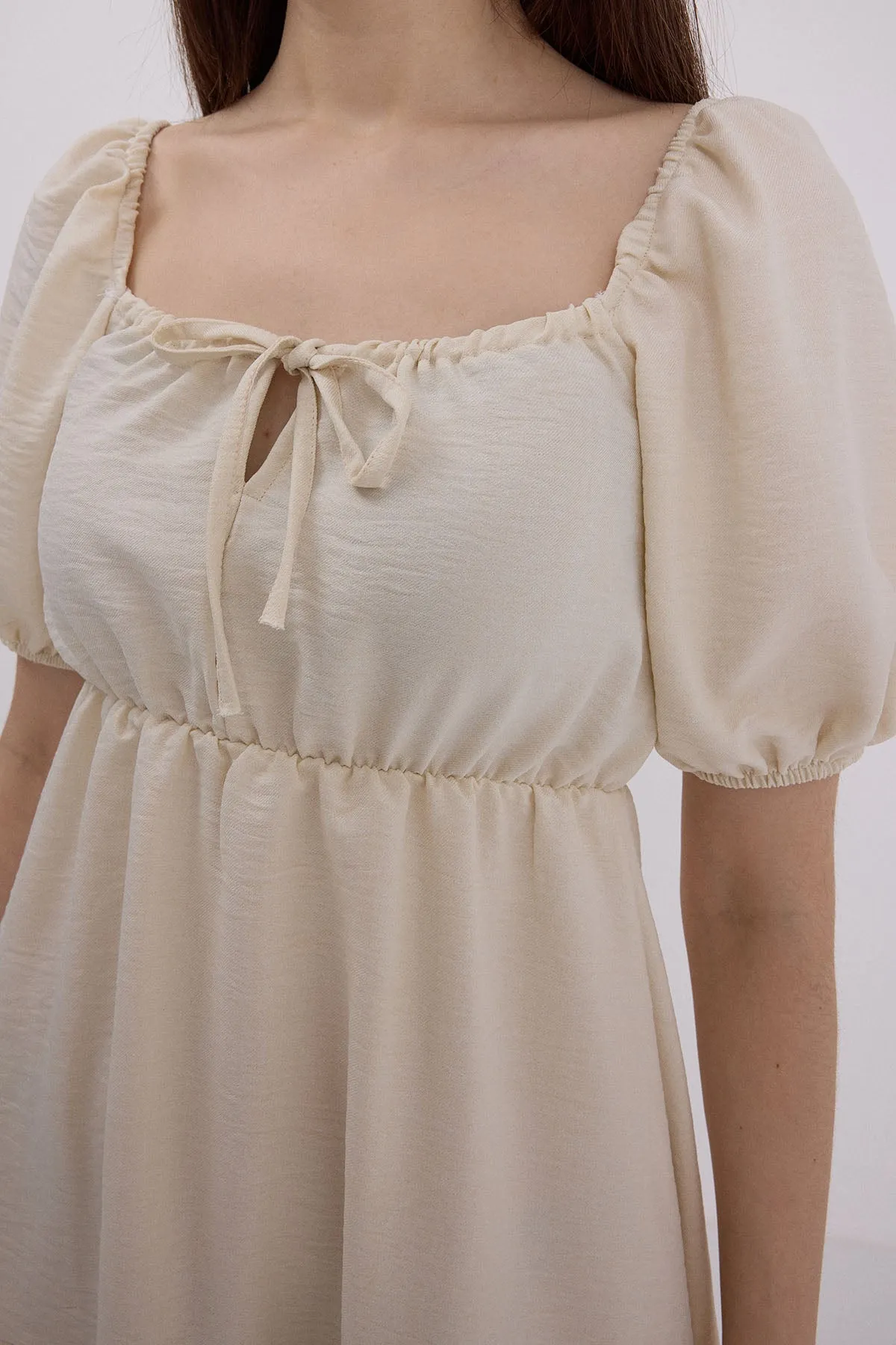 2351 kloş poplin elbise