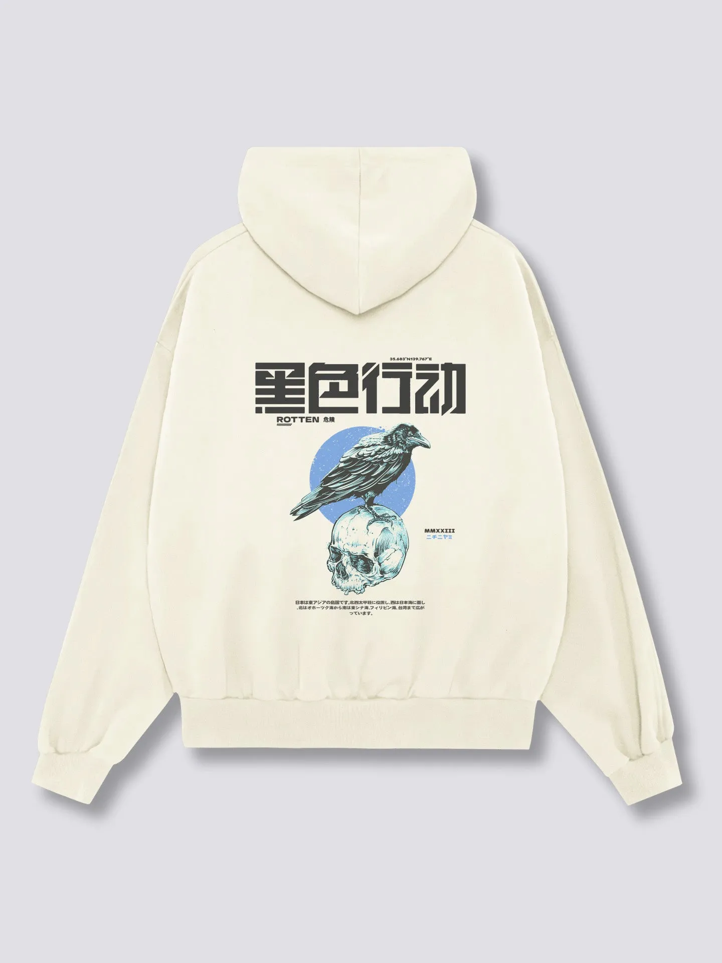 Dark Crow Back Hoodie