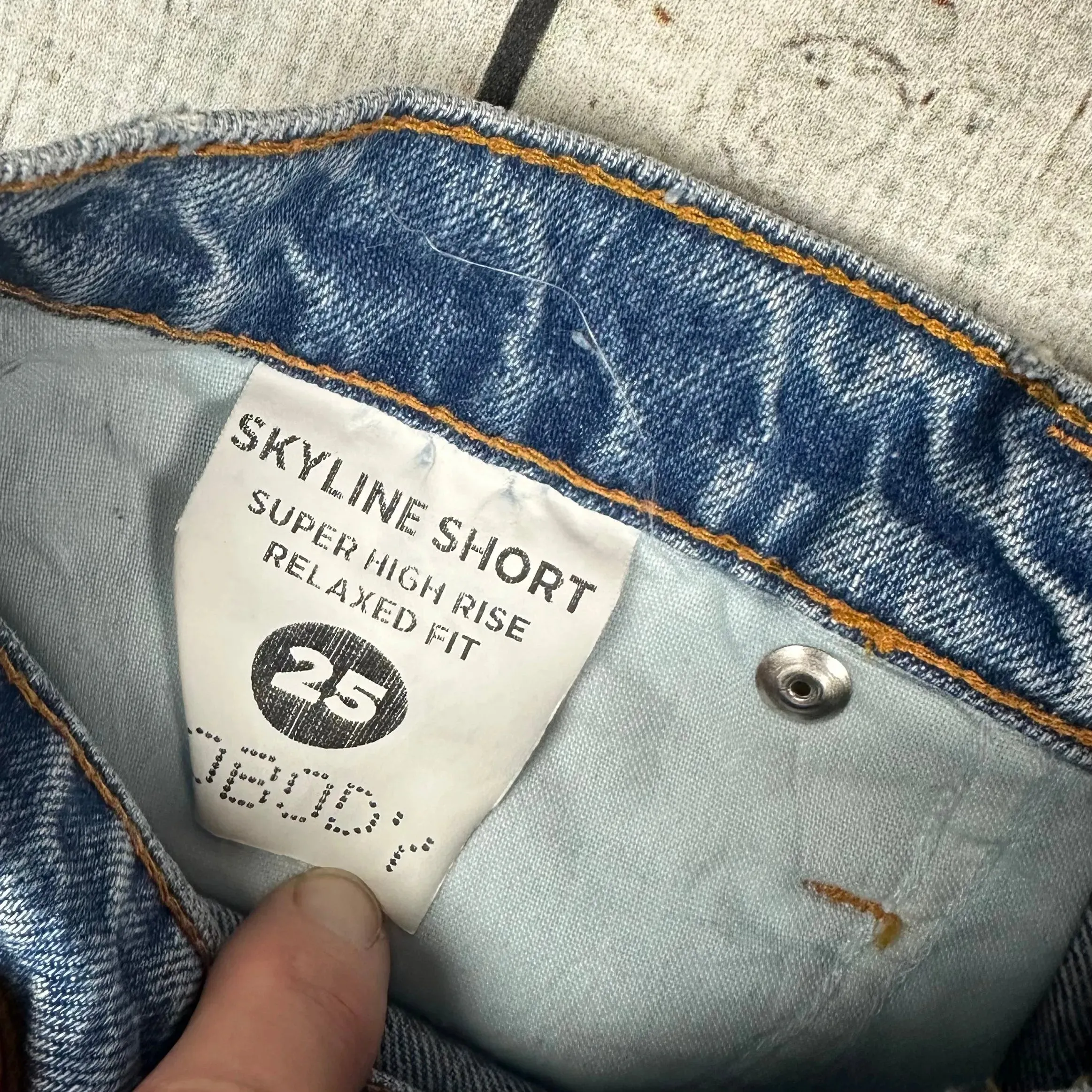 Nobody 'Skyline Short' Relaxed Denim Shorts - Size 25 or 7AU