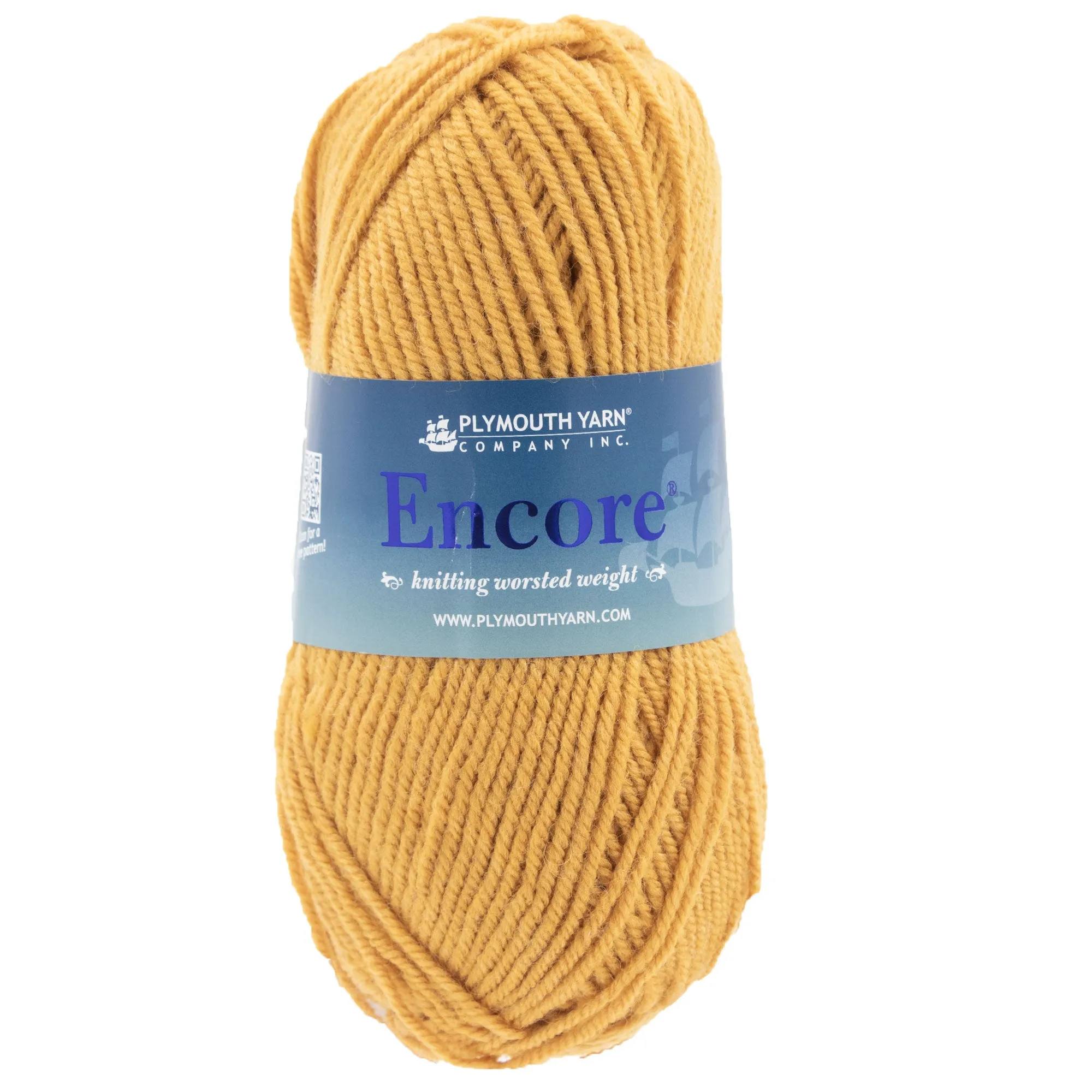 Plymouth Yarn Encore Worsted Yarn - 9862 Sunflower