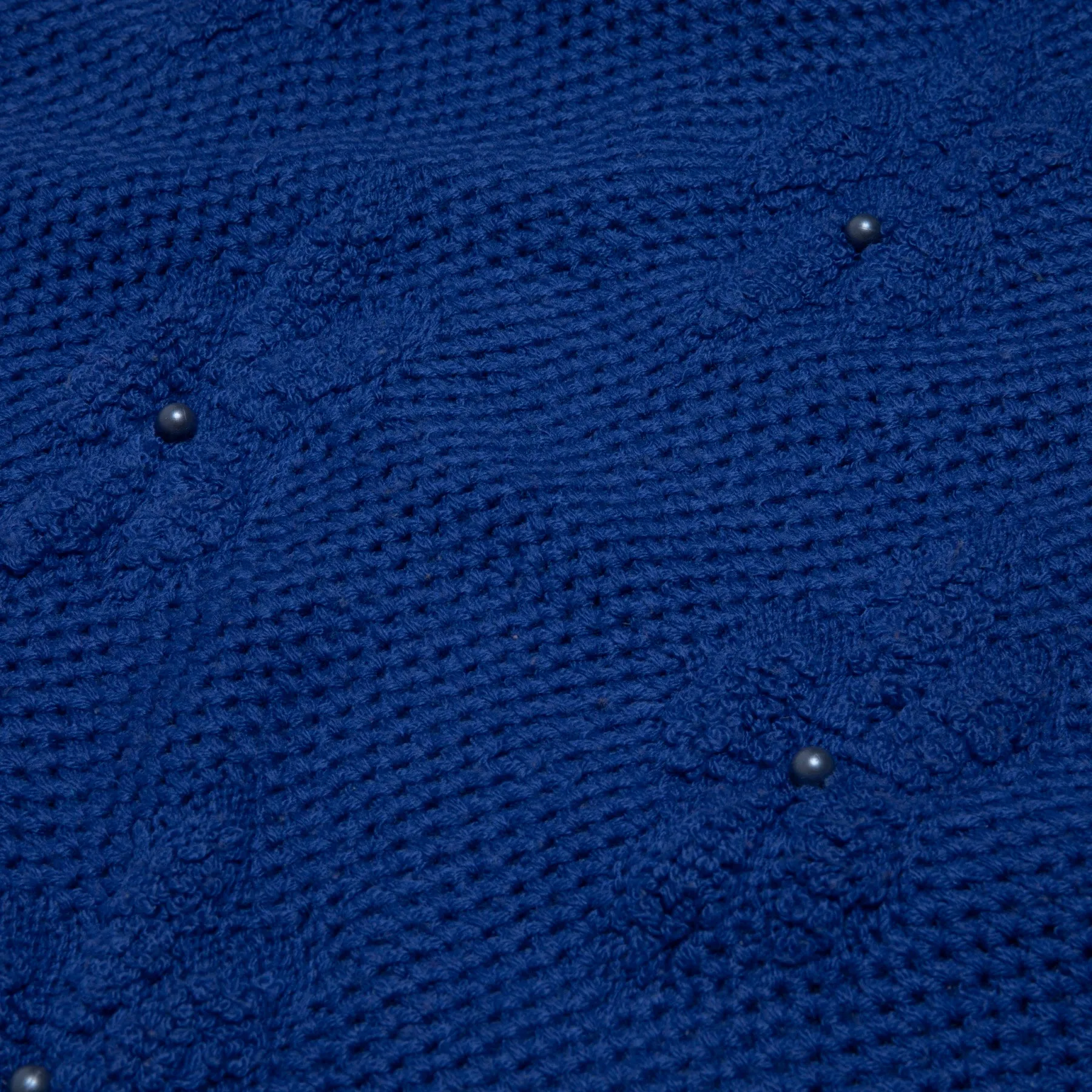 Seed Stitch Bead Embellished Pullover Sweater