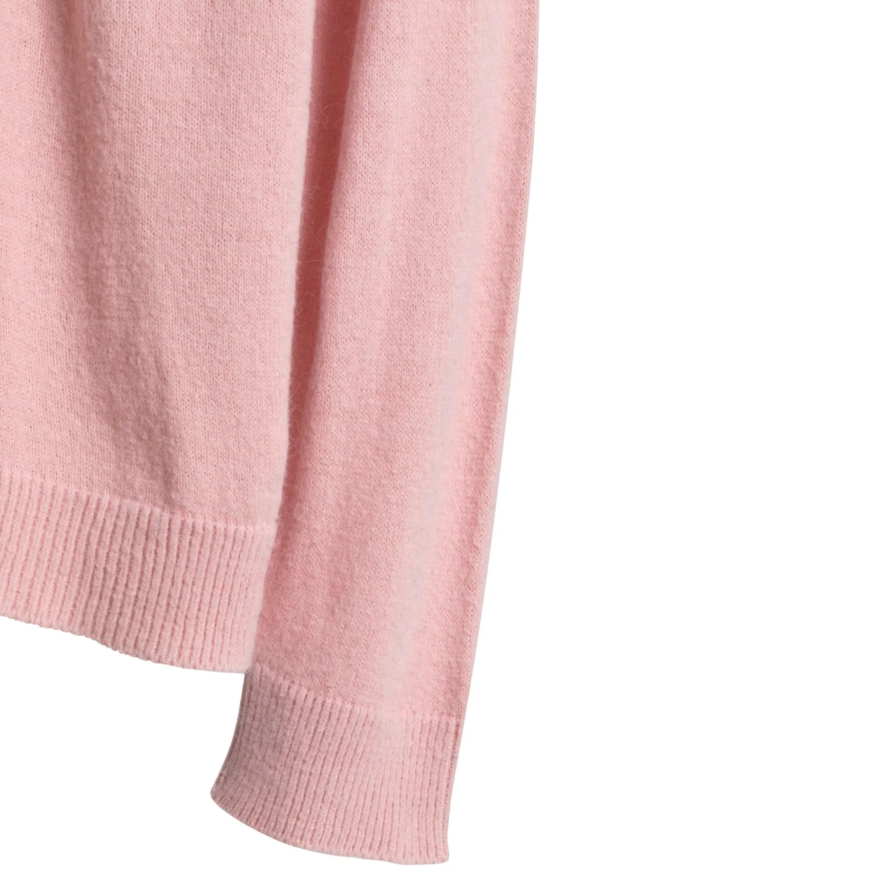Shetland Wool Interlock Knit Embroidered Polo Sweater