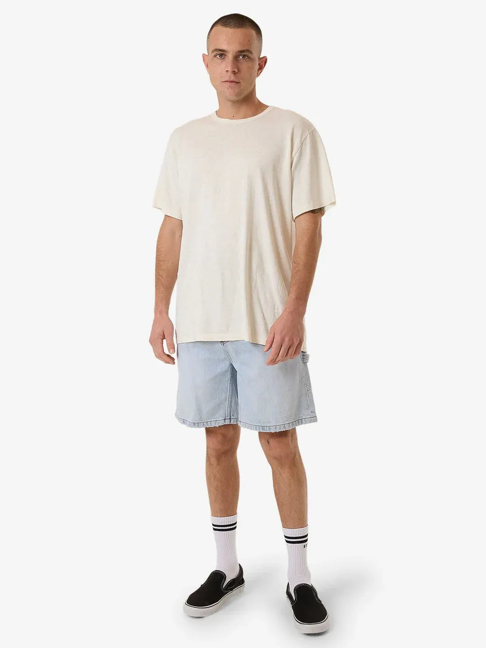 SLACKER DENIM SHORT 25