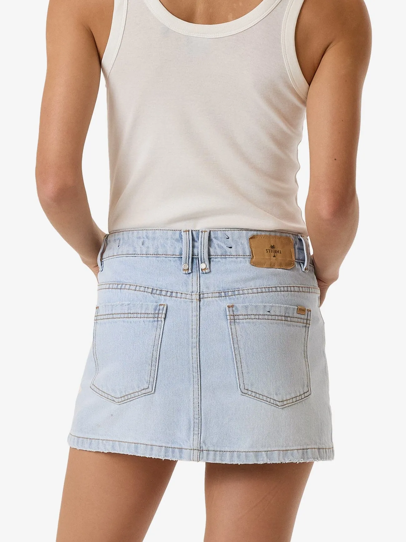 THRILLS Sophie Skirt Mini - EPOCH BLUE
