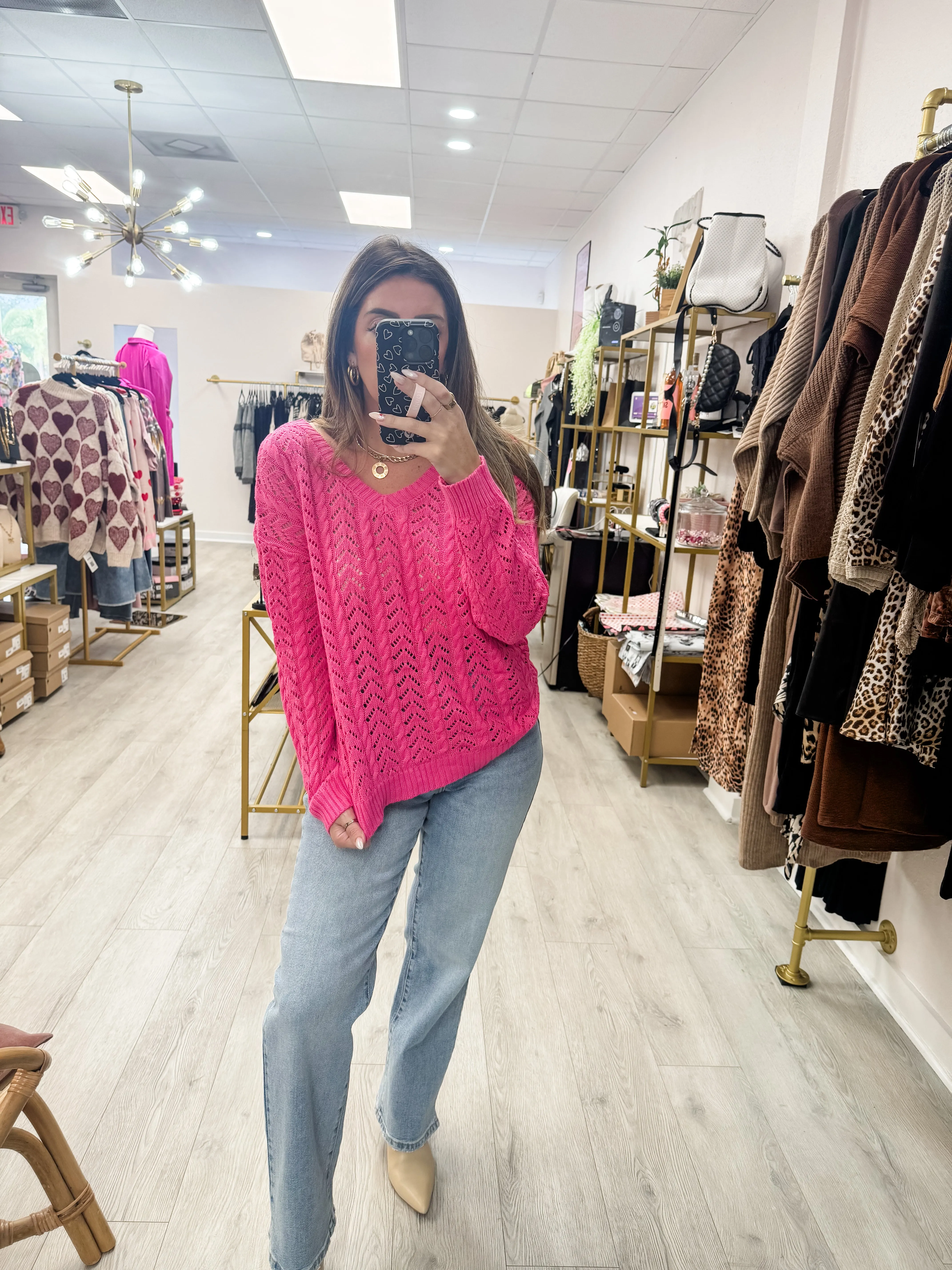 Twist Back Sweater