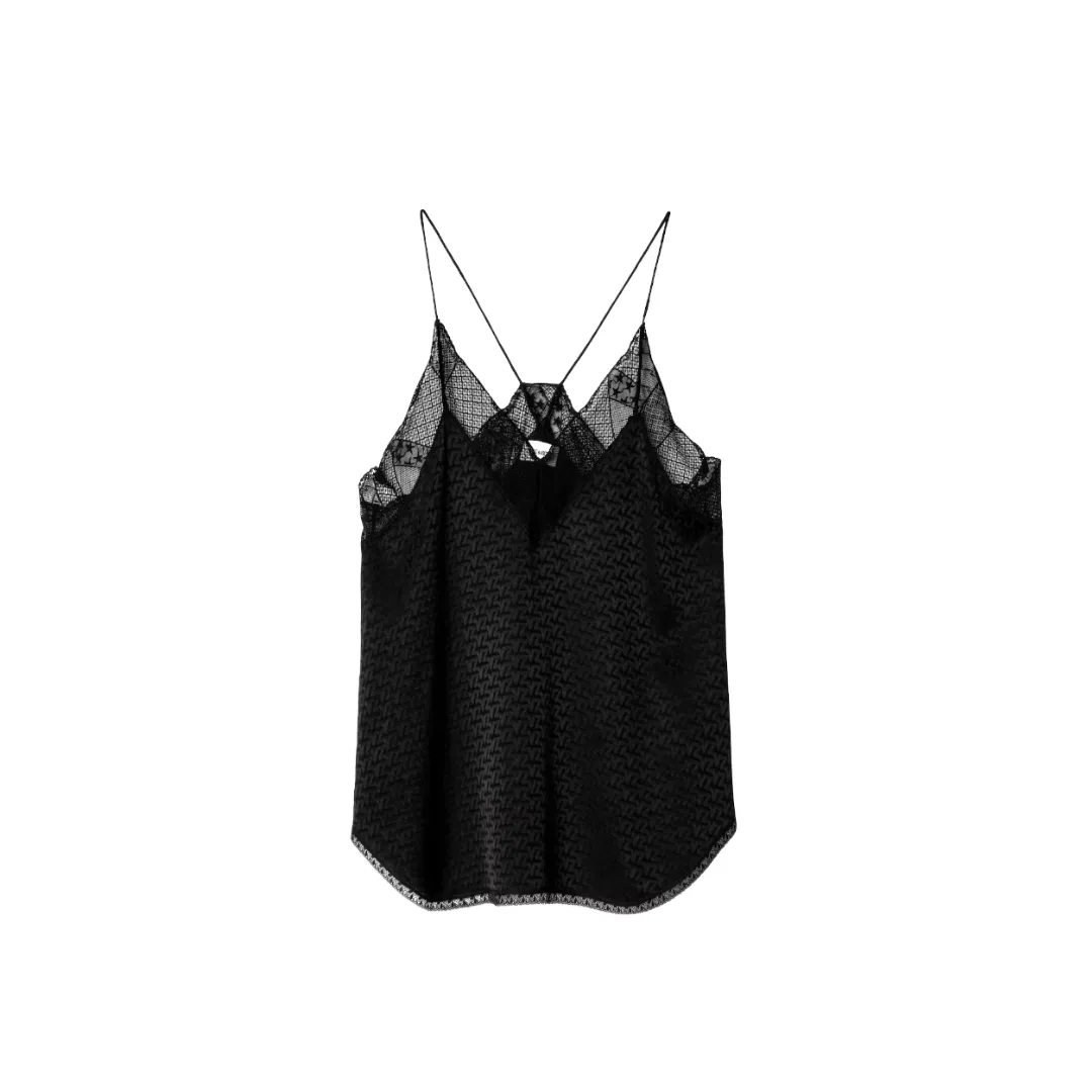 Zadig & Voltaire Christy Jac ZV Cami - Noir